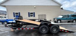 2027 BWISE 7×18 14,000 GVW-HYDRAULIC TILT DECK TRAILER, ALUMINUM WHEELS, G-RATED TIRES (HT18-14)