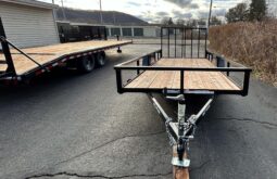 2027 BWISE 6×14 UTILITY TRAILER-2,990 GVW | TWO PIECE DETACHABLE REAR GATE | (UT-614)-BLACK