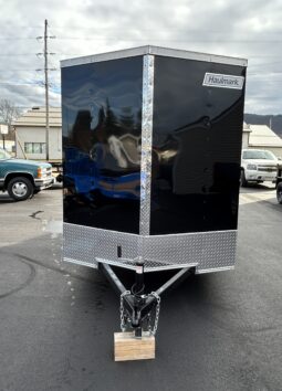 2026 Haulmark Passport Deluxe 6 x 10 Enclosed Cargo Trailer-2,990 GVW, 6\’6\” Interior, V-Nose, Ramp Door (PP610S2-D)-Black