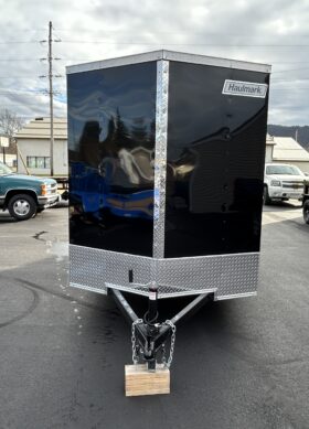 2026 Haulmark Passport Deluxe 6 x 10 Enclosed Cargo Trailer-2,990 GVW, 6\’6\” Interior, V-Nose, Ramp Door (PP610S2-D)-Black
