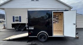 2026 Haulmark Passport Deluxe 6 x 10 Enclosed Cargo Trailer-2,990 GVW, 6\’6\” Interior, V-Nose, Ramp Door (PP610S2-D)-Black
