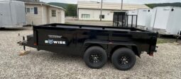 2027 BWISE 6×12 LOW PROFILE DUMP TRAILER-9,990 GVW COMBO GATE, RAMPS & D-RINGS (DT612LP-LE-10)