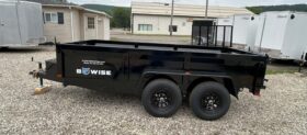 2027 BWISE 6×12 LOW PROFILE DUMP TRAILER-9,990 GVW COMBO GATE, RAMPS & D-RINGS (DT612LP-LE-10)