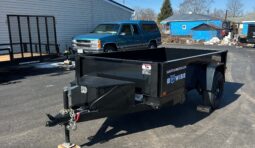 2027 BWISE 5×10 DECKOVER DUMP TRAILER-5,000 GVW STANDARD ONE PIECE GATE (DTR510LP-5)
