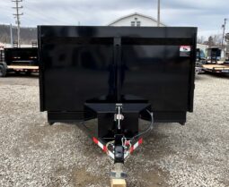 2026 BWISE 7×12 DUMP TRAILER-12,000 GVW, 44″ HIGH SIDE, BARN DOORS, RAMPS & D-RINGS (DT712LP-LE-12-H)