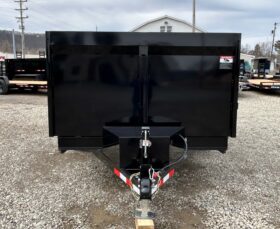 2026 BWISE 7×12 DUMP TRAILER-12,000 GVW, 44″ HIGH SIDE, BARN DOORS, RAMPS & D-RINGS (DT712LP-LE-12-H)
