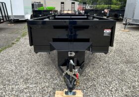 2027 BWISE 6×12 LOW PROFILE DUMP TRAILER-9,990 GVW COMBO GATE, RAMPS & D-RINGS (DT612LP-LE-10)