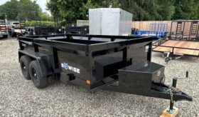 2027 BWISE 6×12 LOW PROFILE DUMP TRAILER-9,990 GVW COMBO GATE, RAMPS & D-RINGS (DT612LP-LE-10)