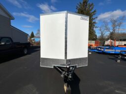 2026 Haulmark Passport Deluxe 7 x 16 Enclosed Cargo Trailer-7,000 GVW, 7\\\’ Interior, V-Nose, Ramp Door (PP716T2-D)-White