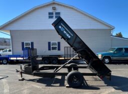 2027 BWISE 5×10 DECKOVER DUMP TRAILER-5,000 GVW STANDARD ONE PIECE GATE (DTR510LP-5)