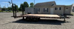 2027 BWISE 8.5×20 DECKOVER EQUIPMENT TRAILER-14,000 GVW, 6\’ ADJUSTABLE LADDER RAMPS, ELECTRIC BRAKES (EH820-14)