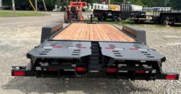 2026 BWISE 7×20 LOW PROFILE EQUIPMENT TRAILER-17,600 GVW, FULL WIDTH RAMPS w/SPRING ASSIST & ELECTRIC BRAKES (EF20-16HD)