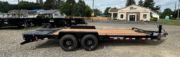 2026 BWISE 7×20 LOW PROFILE EQUIPMENT TRAILER-17,600 GVW, FULL WIDTH RAMPS w/SPRING ASSIST & ELECTRIC BRAKES (EF20-16HD)