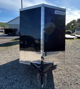 2026 Haulmark Passport Deluxe 5 x 10 Enclosed Cargo Trailer-2,990 GVW, 6’6″ Interior, V-Nose, Single Side Swing Door (PP510S2-D)-Black