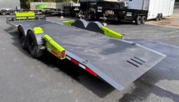 2027 BELMONT-FLATTRAK 7×22-14,000 LAY FLAT, TILT, DROP-DECK EQUIPMENT TRAILER w/HYDRAULIC JACK (FCH8022)