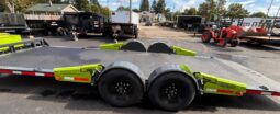 2027 BELMONT-FLATTRAK 7×22-14,000 LAY FLAT, TILT, DROP-DECK EQUIPMENT TRAILER w/HYDRAULIC JACK (FCH8022)