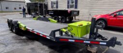 2027 BELMONT-FLATTRAK 7×22-14,000 LAY FLAT, TILT, DROP-DECK EQUIPMENT TRAILER w/HYDRAULIC JACK (FCH8022)