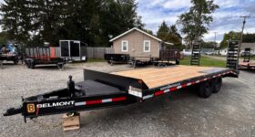 2027 BELMONT 8.5×20-14k DECKOVER EQUIPMENT TRAILER w/5′ SPRING ASSISTED LADDER RAMPS (DO920-14K)