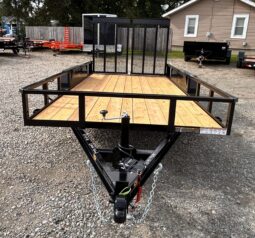 2027 BELMONT 7×14-7k LANDSCAPING UTILITY TRAILER w/SPRING ASSISTED 5′ SPLIT MESH RAMP GATE (LT614TT-7K)