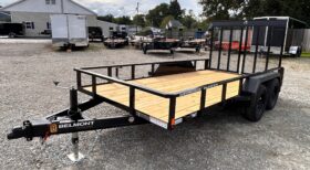 2027 BELMONT 7×14-7k LANDSCAPING UTILITY TRAILER w/SPRING ASSISTED 5′ SPLIT MESH RAMP GATE (LT614TT-7K)