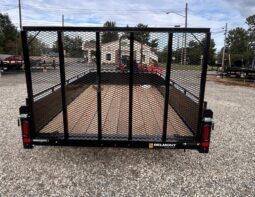 2027 BELMONT 6×12-3k SOLID SIDE UTILITY TRAILER w/SPRING ASSISTED 4′ FOLD FLAT MESH GATE (UT612SS)