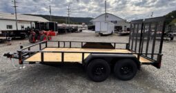 2027 BELMONT 7×14-7k LANDSCAPING UTILITY TRAILER w/SPRING ASSISTED 5′ SPLIT MESH RAMP GATE (LT614TT-7K)
