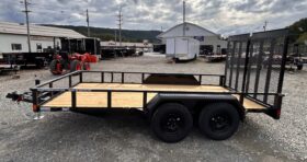 2027 BELMONT 7×14-7k LANDSCAPING UTILITY TRAILER w/SPRING ASSISTED 5′ SPLIT MESH RAMP GATE (LT614TT-7K)