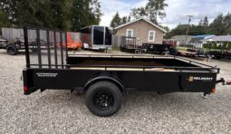 2027 BELMONT 6×12-3k SOLID SIDE UTILITY TRAILER w/SPRING ASSISTED 4′ FOLD FLAT MESH GATE (UT612SS)