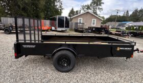 2027 BELMONT 6×12-3k SOLID SIDE UTILITY TRAILER w/SPRING ASSISTED 4′ FOLD FLAT MESH GATE (UT612SS)